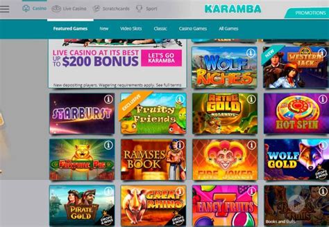 Karamba Casino Canada (2024) .